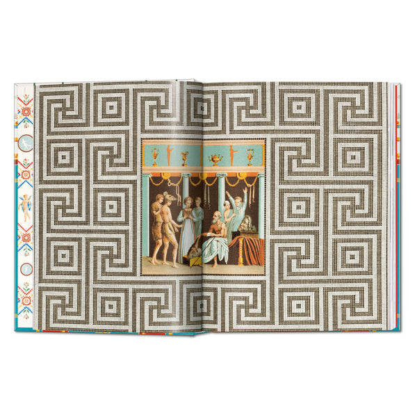 Houses and Monuments of Pompeii - spread with maps and groundplans of the buried city