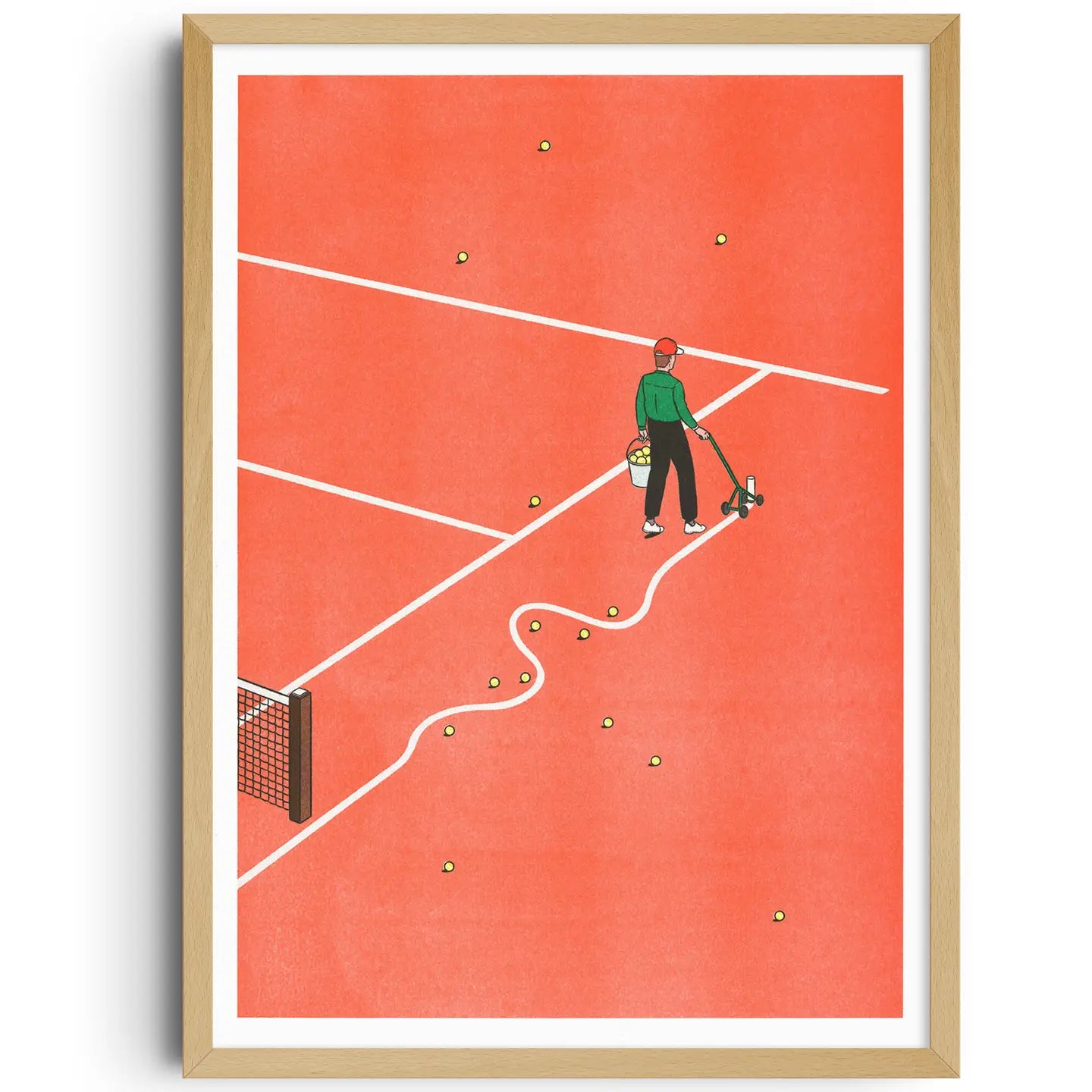 Simon Bailly - Roland-Garros - A3-Poster