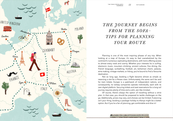 The Train Traveller's Handbook – inside pages (1)
