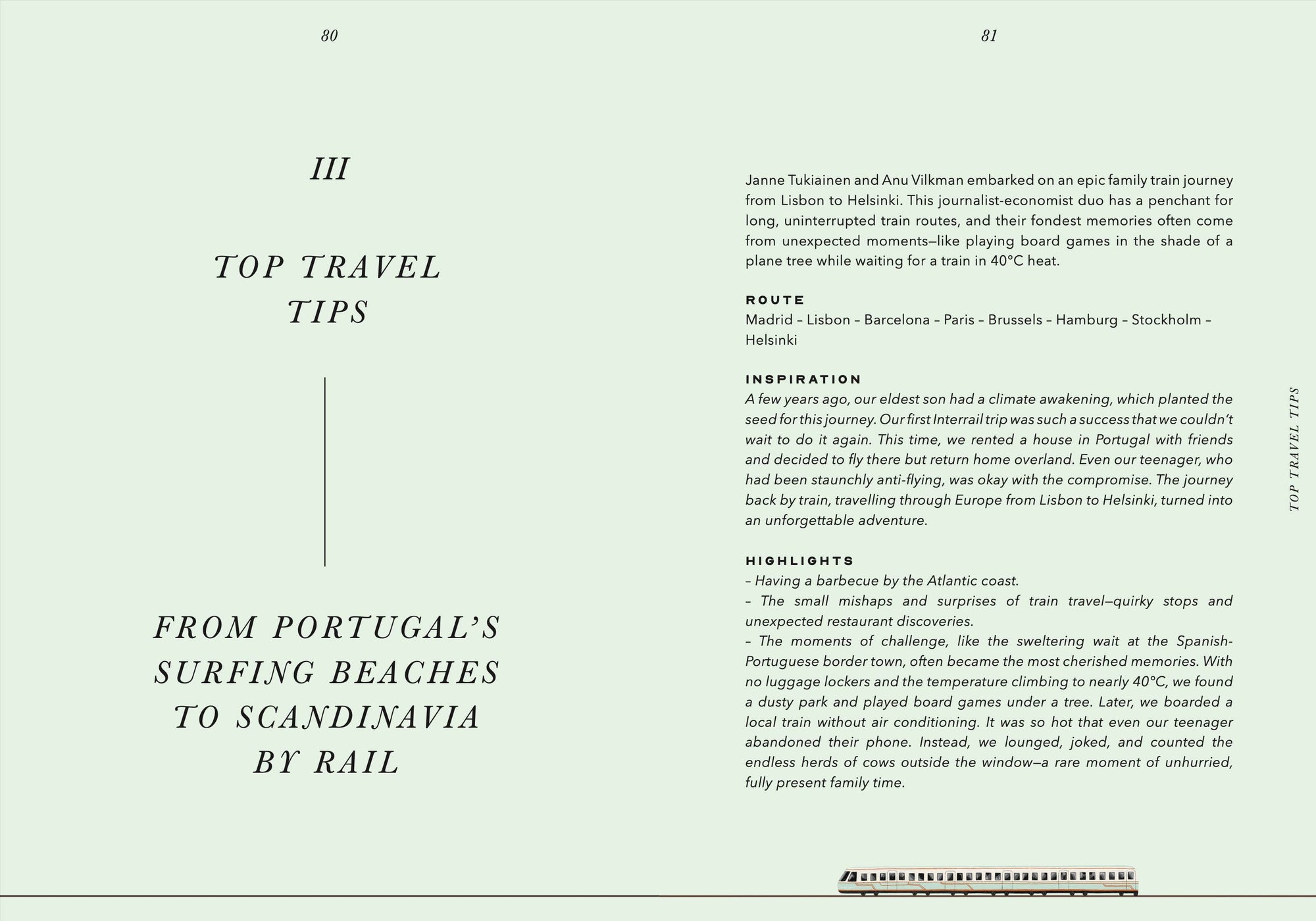 The Train Traveller's Handbook – inside pages (5)