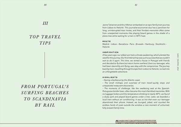 The Train Traveller's Handbook – inside pages (5)